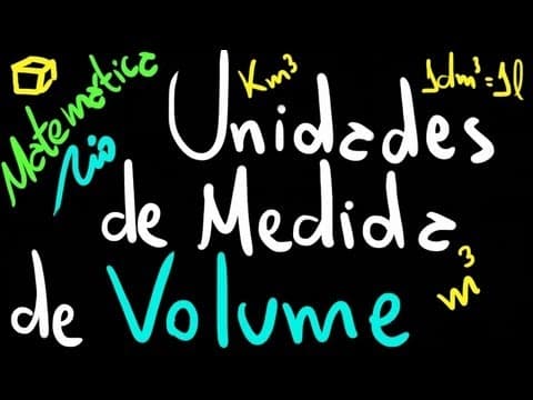 Thumbnail da aula: Unidades de Medida de Volume | Matemática Rio