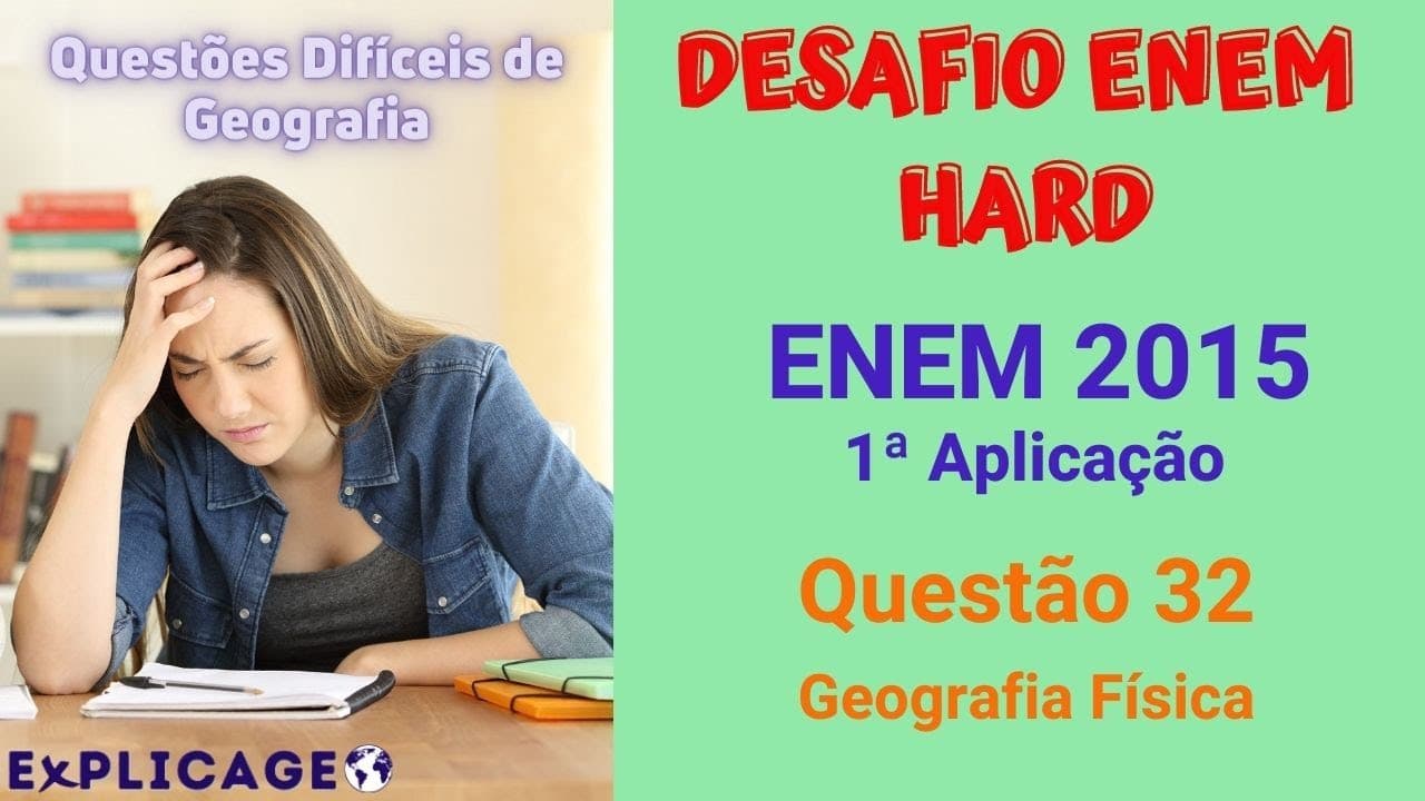 Thumbnail: Desafio Enem 2015 – 1ª Aplicação – Questão 32 (Cerrado) – Vamos Gabaritar Geografia no ENEM?