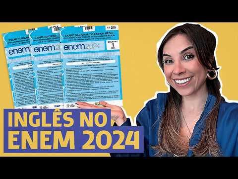 Thumbnail da aula: Comentando a prova de INGLÊS | Resultado ENEM 2024