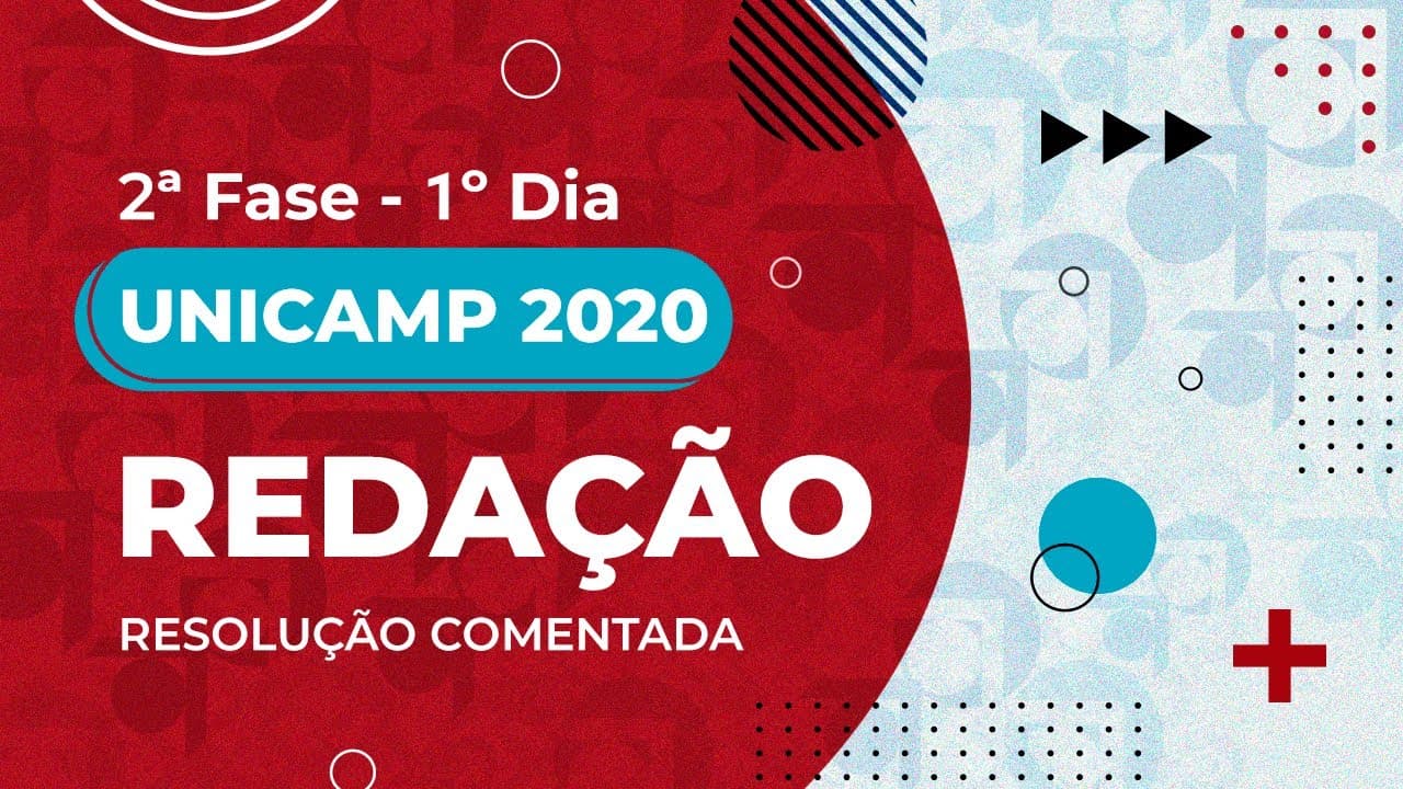 Thumbnail: Resolução Comentada - UNICAMP 2020 - 2ª fase - 1º dia - Redação