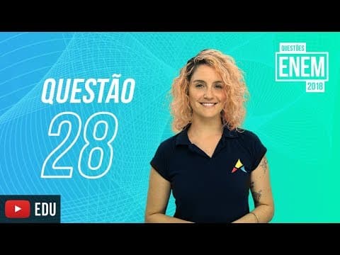 Thumbnail da aula: ENEM 2018 | Twitter | questão 28 (caderno amarelo)