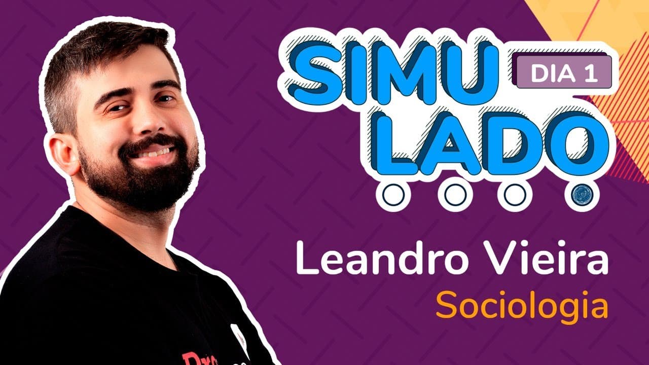 Thumbnail: Resolução Simulado VI | Sociologia | Prof. Leandro V.