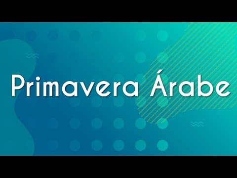 Thumbnail da aula: Primavera Árabe - Brasil Escola