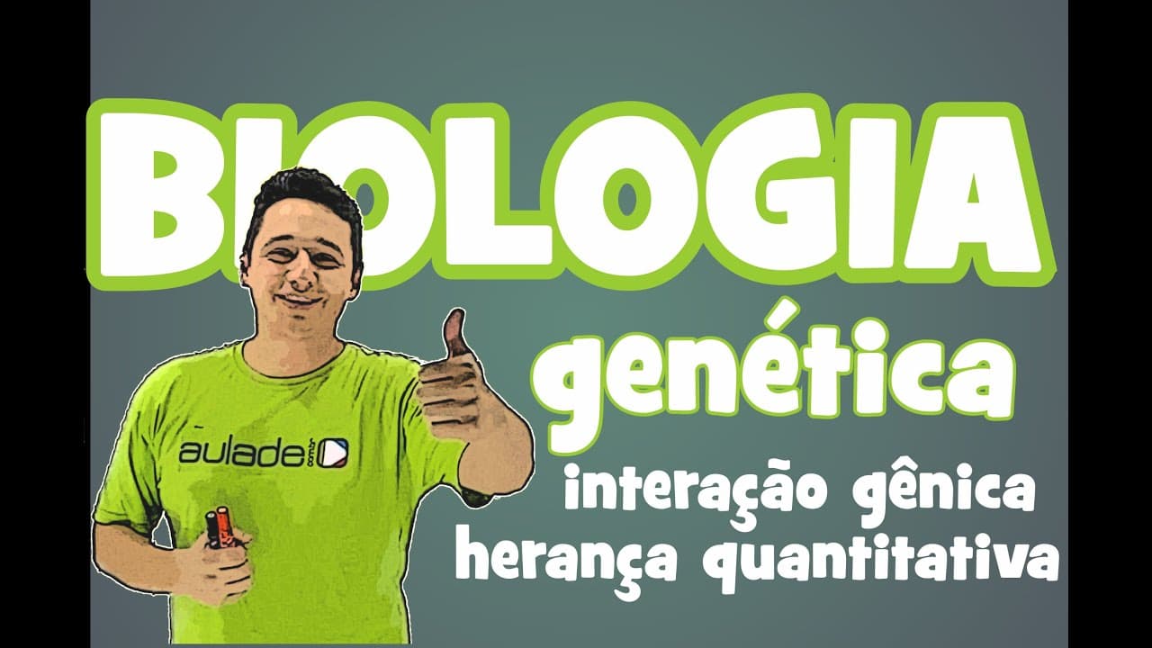 Thumbnail: Biologia - Genética: Interação Gênica (Herança Quantitativa)