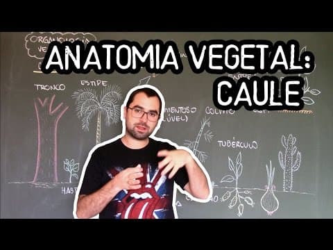 Thumbnail da aula: Organologia do Caule (Anatomia) - Aula 16: Botânica (Prof. Guilherme)