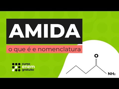 Thumbnail da aula: AMIDA: o que é e nomenclatura | Química para o Enem | Felipe Sobis