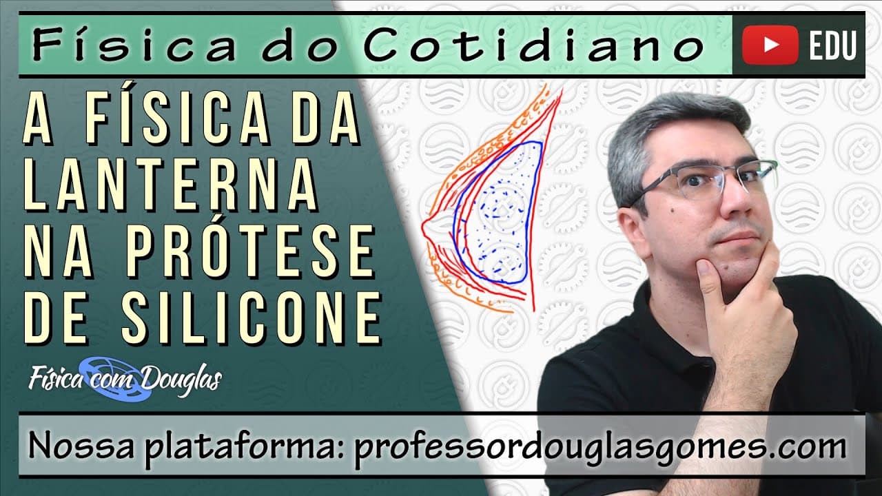 Thumbnail: A Física da lanterna identificando a presença de prótese de silicone | Física do cotidiano