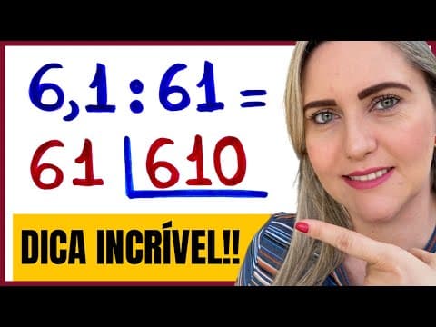 Thumbnail da aula: AINDA SOFRENDO PARA DIVIDIR?? ESSE VÍDEO VAI TE AJUDAR!!!!