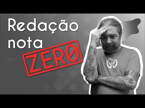 Thumbnail da aula: Fatores que zeram a redação do Enem - Brasil Escola