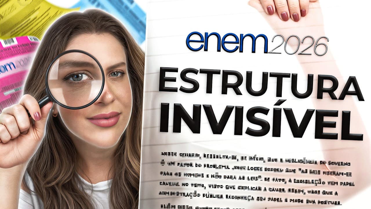 Thumbnail: NOVA ESTRUTURA NOTA 1000 PARA REDAÇÃO ENEM 2026