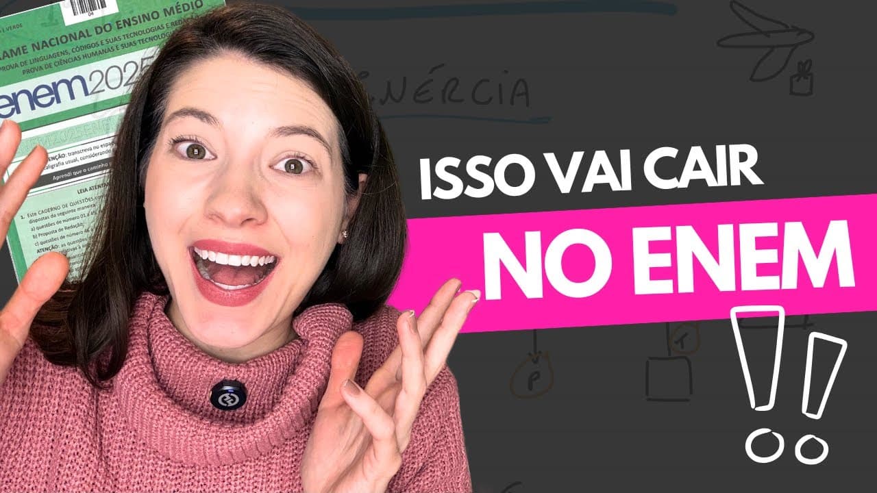 Thumbnail: VAI CAIR NO ENEM 😬 Física - Leis de Newton