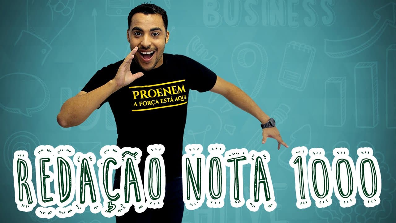 Thumbnail: Como você pode tirar 1000 na Redação do ENEM? | Prof. Romulo Bolivar