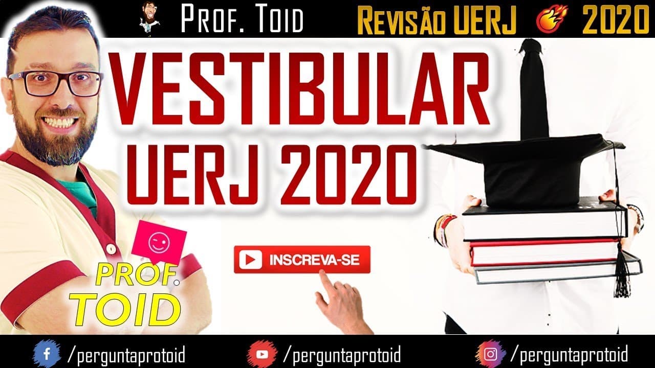 Thumbnail: 📷 Revisão UERJ 2020 | Vestibular UERJ | Pergunta pro Toid (Biologia) 📷