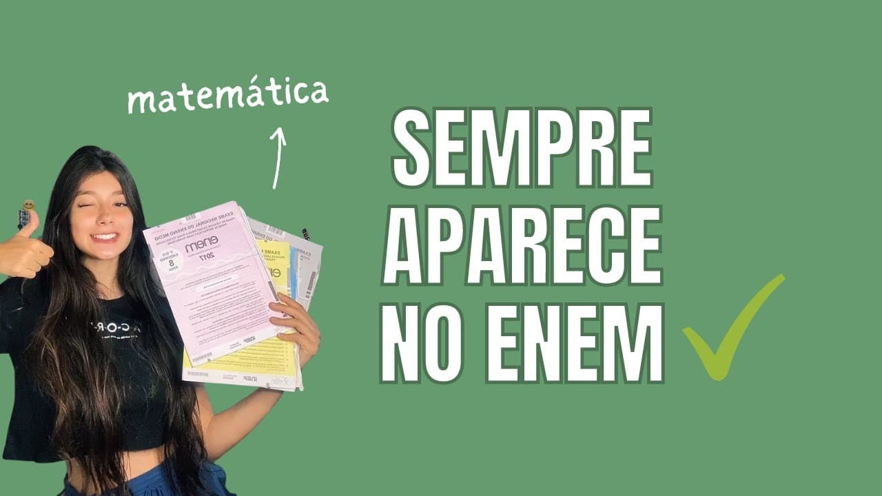 Thumbnail: Questões de MATEMÁTICA que SEMPRE APARECEM NO ENEM #enem2022