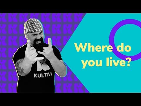 Thumbnail da aula: Inglês 2.0  | Kultivi | Where do you live? | Prof. Rui Ventura
