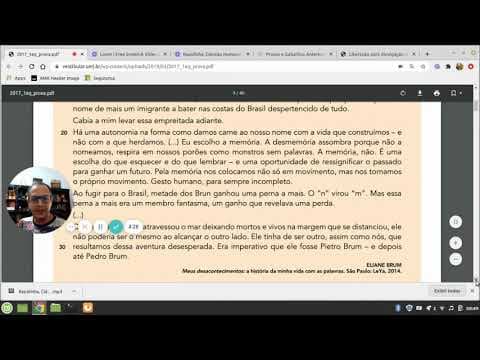 Thumbnail da aula: Rapidinha, Linguagens e suas tecnologias, Uerj 2017