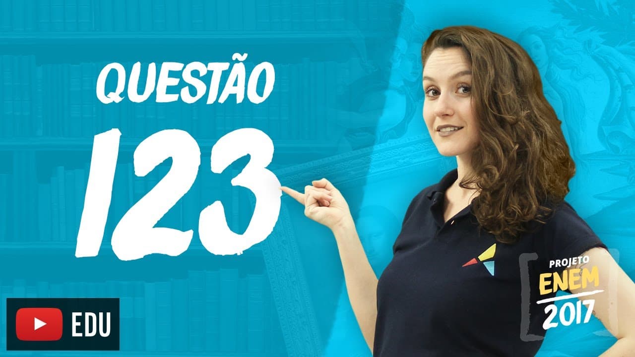 Thumbnail: Enem 2016 - Linguagens | Questão 123 (Caderno Rosa)
