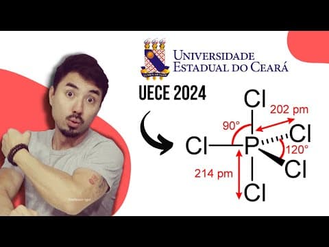 Thumbnail da aula: UECE 2024 | Hibridização, Geometria e Polaridade