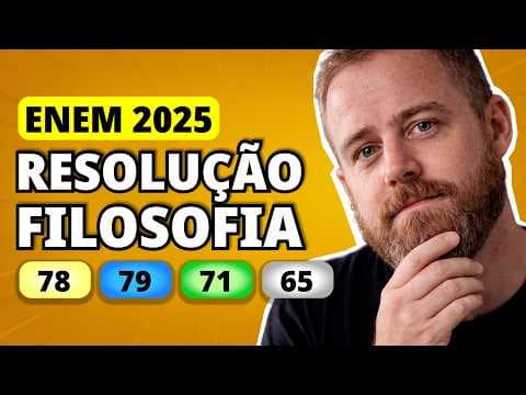Thumbnail da aula: ENEM 2025 FILOSOFIA – Questão 78 | A missão dos governantes consiste em promover a felicidade da