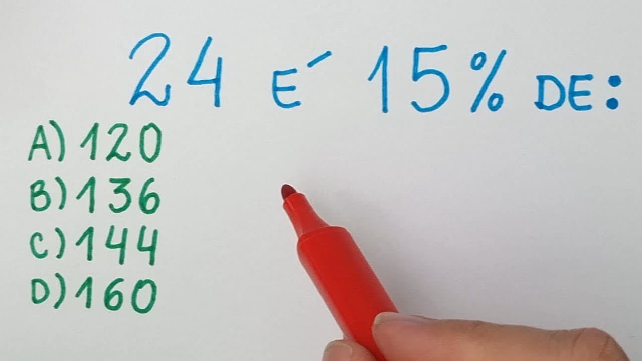 Thumbnail: 🔥 HELP MATEMÁTICA BÁSICA - Consegue resolver essa de porcentagem?