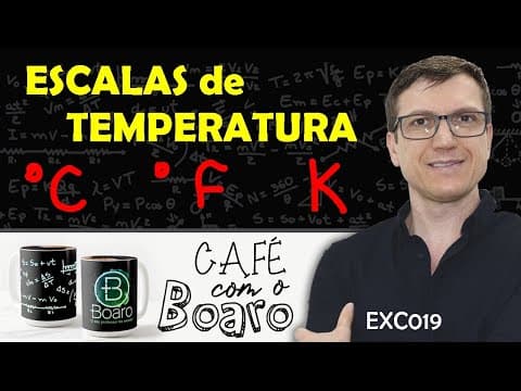 Thumbnail da aula: ESCALAS de TEMPERATURA - Termologia - EXERCÍCIOS para REVISÃO de FÍSICA - EXC019
