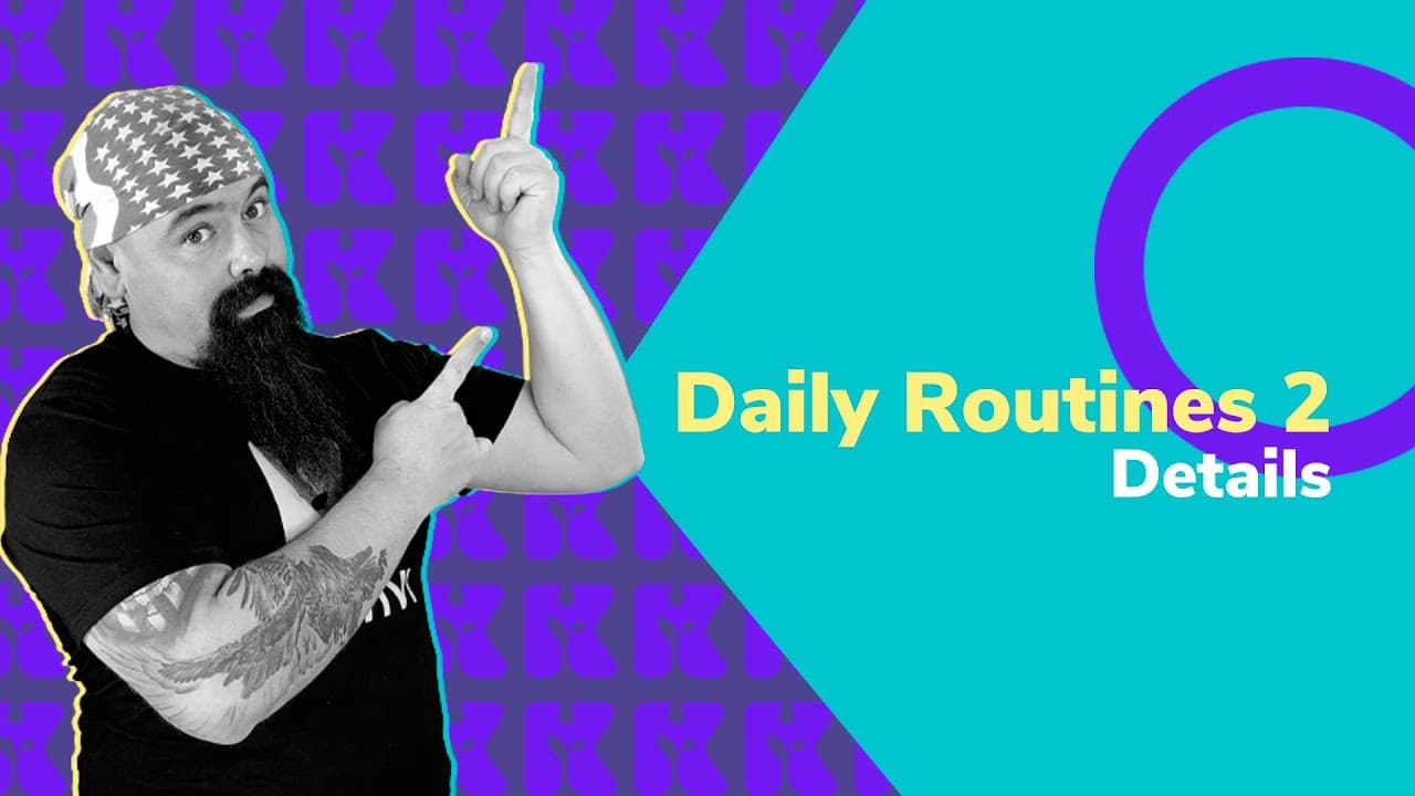 Thumbnail: Inglês 2.0 | Kultivi | Daily Routines 2 - details | Prof. Rui Ventura