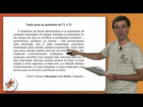Thumbnail da aula: Língua Portuguesa - Fuvest 2013