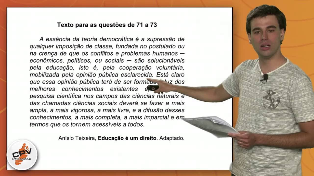 Thumbnail: Língua Portuguesa - Fuvest 2013