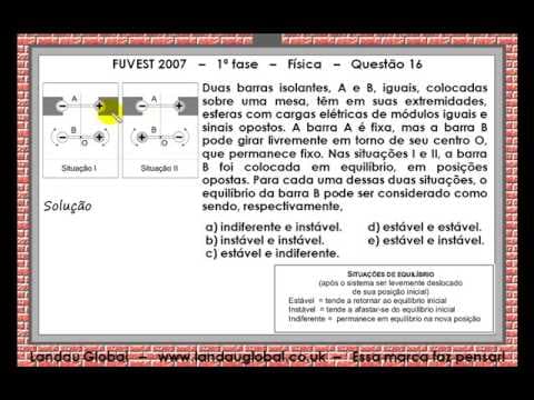 Thumbnail da aula: FUVEST USP 2007 FIS P1 Q16