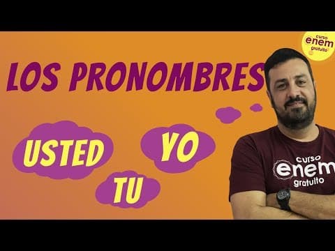 Thumbnail da aula: LOS PRONOMBRES: PRONOMES DO ESPANHOL | Resumo de Espanhol para o Enem