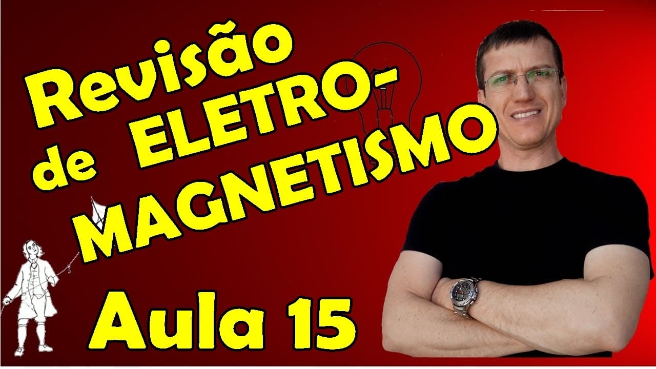 Thumbnail: Revisão de ELETROMAGNETISMO  - Aula 15 - Prof. Marcelo Boaro