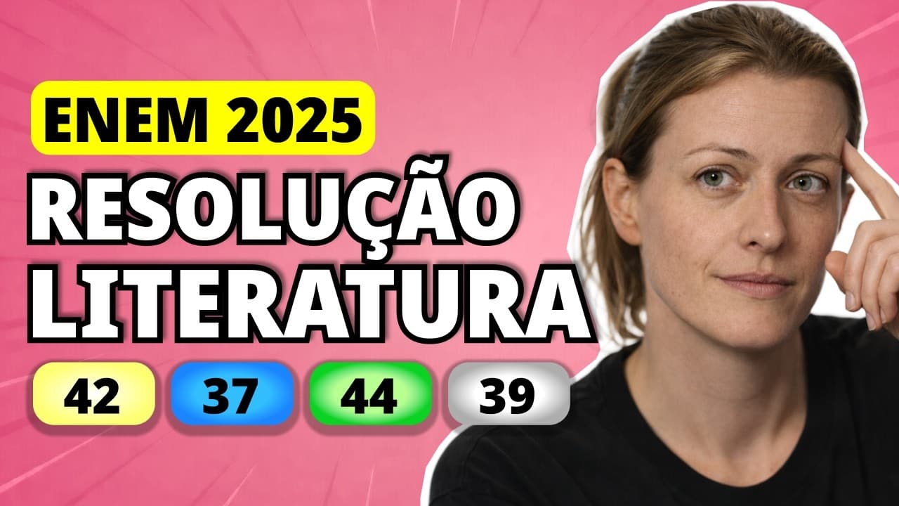 Thumbnail: ENEM 2025 Linguagens – Questão 42 | Hércules é uma figura lendária da mitologia greco-romana