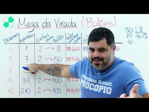 Thumbnail da aula: 🍀 Chances e Estratégias para GANHAR NA MEGA DA VIRADA com um BOLÃO! Como funcionam os BOLÕES?