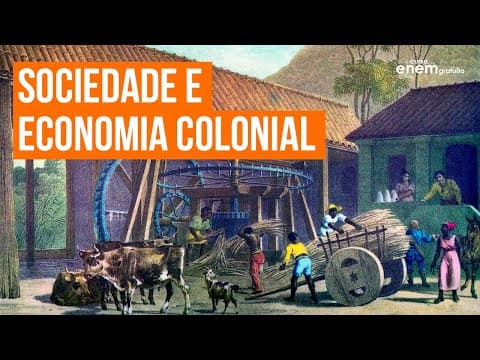 Thumbnail da aula: SOCIEDADE E ECONOMIA COLONIAL | Resumo de História para o Enem
