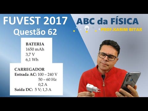 Thumbnail da aula: FUVEST - 2017 - 1° FASE - QUESTÃO 62