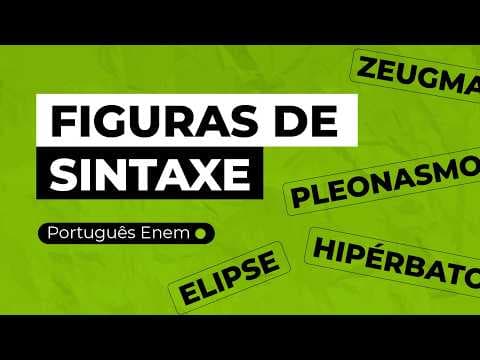 Thumbnail da aula: FIGURAS DE SINTAXE: inversão, elipse e mais | Português para Enem | Fernanda Souza