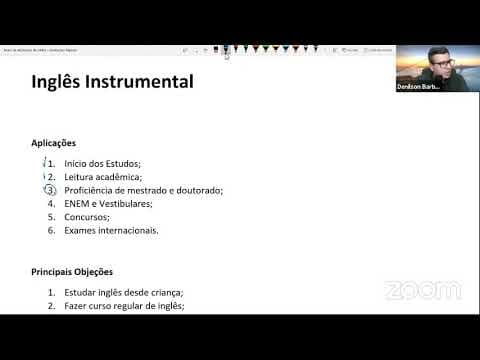 Thumbnail da aula: Como Passar em Provas de Proficiência em Inglês de Mestrado ou Doutorado - Prof. Denilson Barbosa