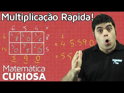 Thumbnail da aula: TRUQUE - Multiplicação Rápida com Quadradinhos | Matemática Rio