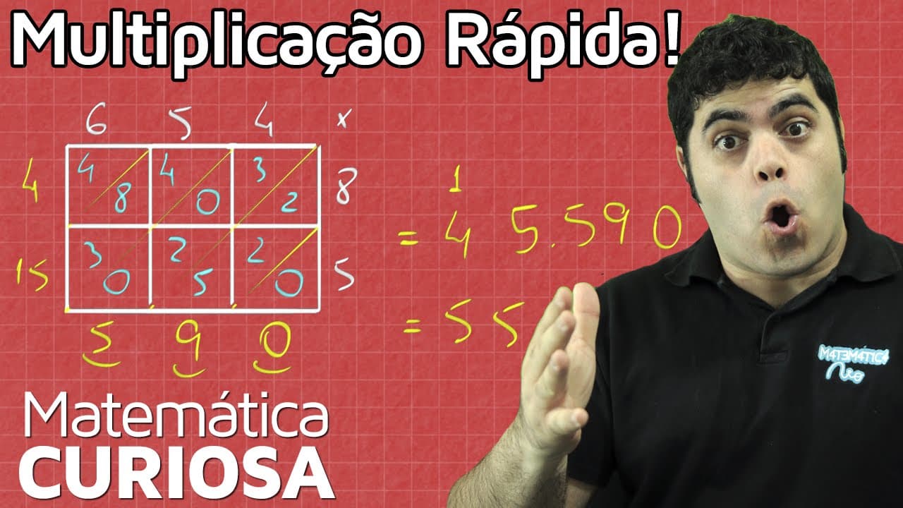 Thumbnail: TRUQUE - Multiplicação Rápida com Quadradinhos | Matemática Rio