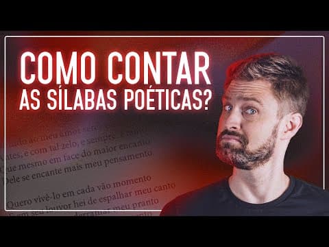 Thumbnail da aula: COMO CONTAR AS SÍLABAS POÉTICAS