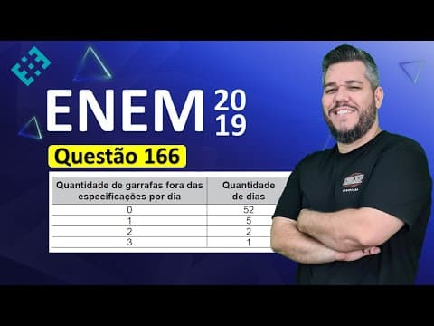 Thumbnail da aula: ✅ QUESTÃO 166 ENEM 2019 (Caderno Amarelo) 👉🏻 Em uma fábrica de refrigerantes