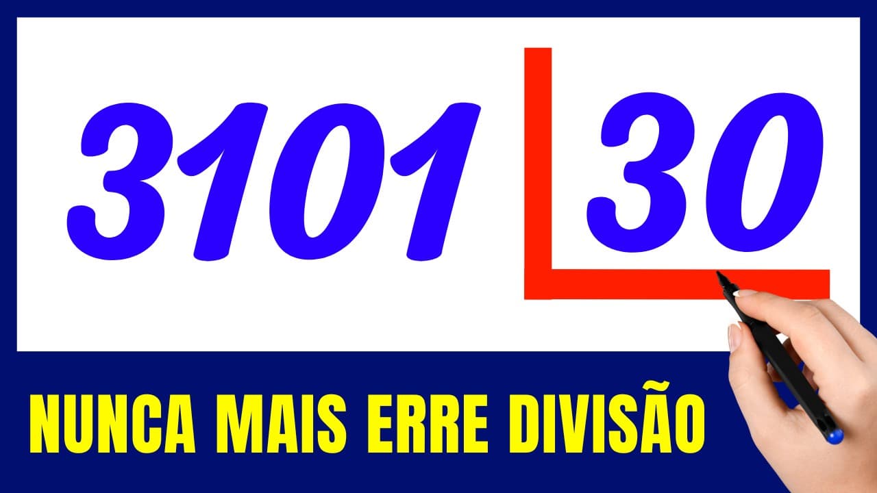 Thumbnail: 🤯 AULA GRÁTIS DE DIVISÃO!!  Matemática básica todo dia.📚🚀