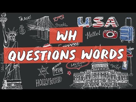 Thumbnail da aula: WH - Questions Words - Brasil Escola