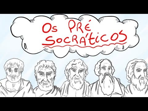 Thumbnail da aula: Pré Socraticos - Tales de Mileto, Anaximandro, Heraclito, Pitagoras, Parmenides