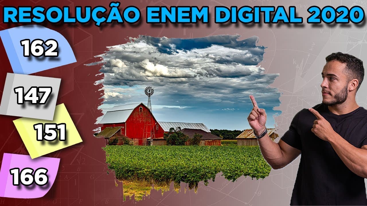 Thumbnail: 🟢 Questão 162 - Caderno Azul | Razão e Proporção | MATEMÁTICA ENEM DIGITAL 2020