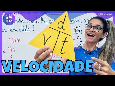 Thumbnail da aula: VELOCIDADE MÉDIA | RAZÕES ESPECIAIS | \Prof. Gis/