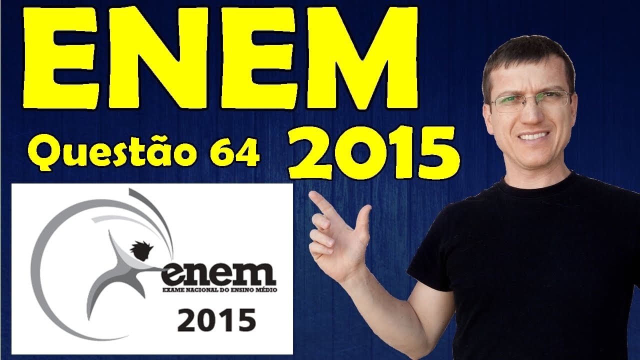 Thumbnail: ENEM 2015 - QUESTÃO 64 - PROVA AZUL - FISICA - Prof.  Marcelo Boaro