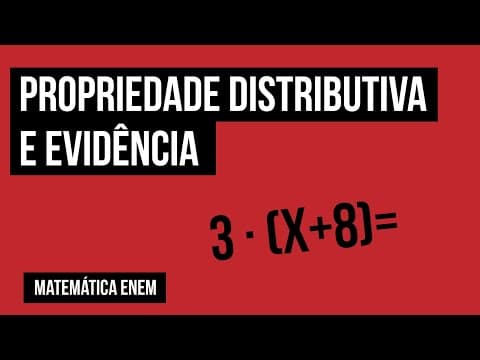 Thumbnail da aula: PROPRIEDADE DISTRIBUTIVA E EVIDÊNCIA | Matemática | Recomposição de Aprendizagem | Lucas Borguezan