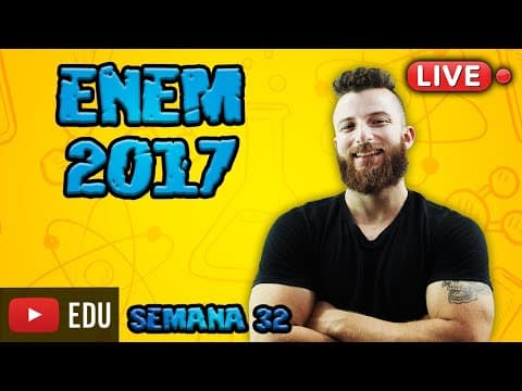 Thumbnail da aula: LIVE - ENEM 2017 - PROVA AZUL