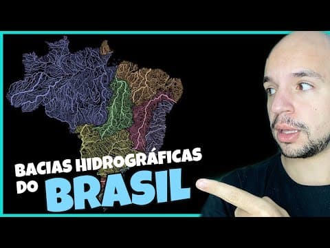 Thumbnail da aula: Bacias hidrográficas do Brasil | Hidrografia do Brasil | Aula completa | Ricardo Marcílio